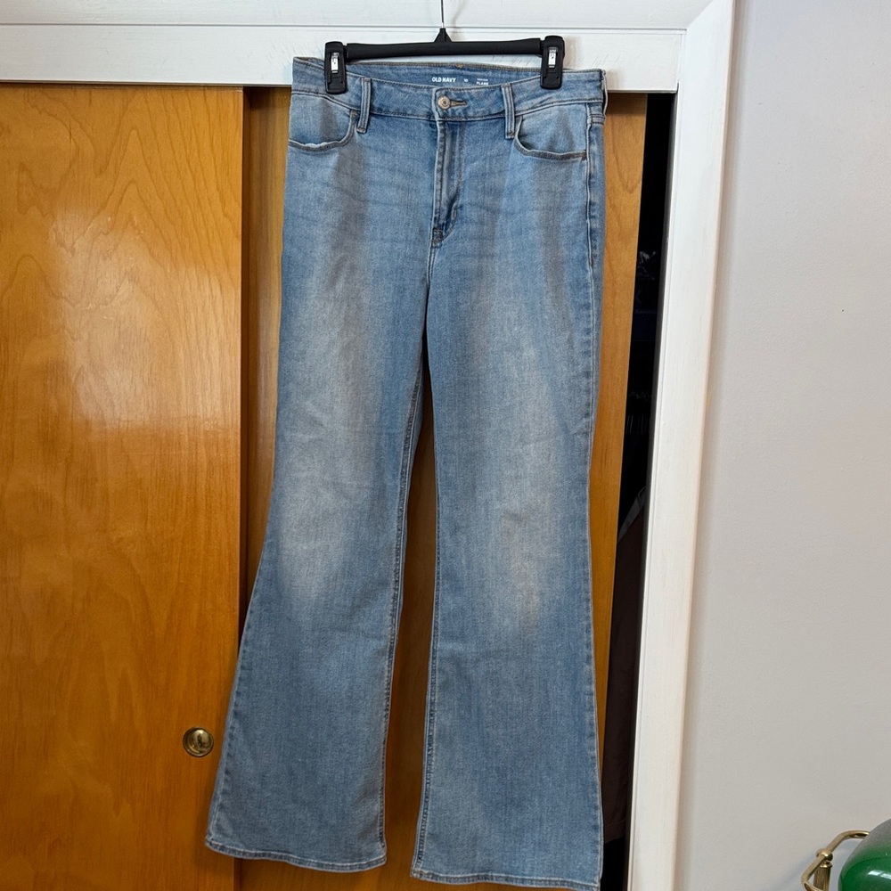 Old Navy Light Blue Flare Women's Jeans